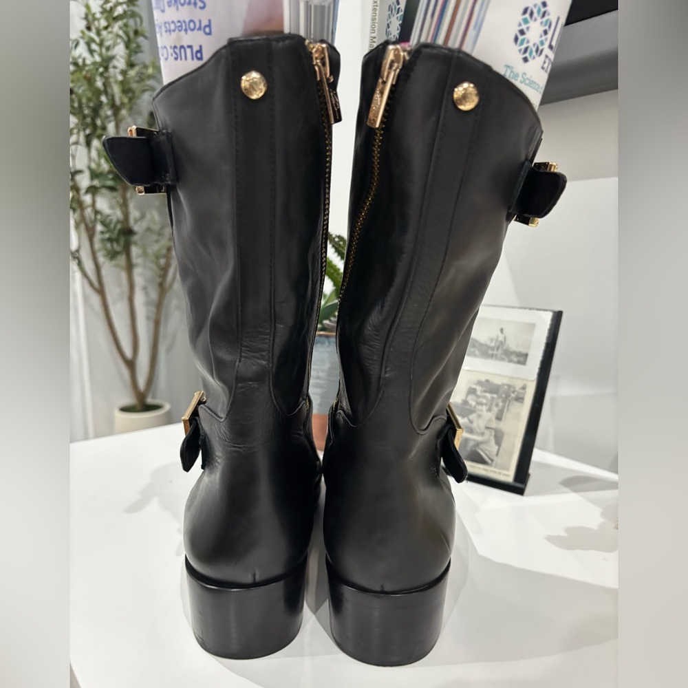 Black Knee-High Boots - Picture 3 of 5